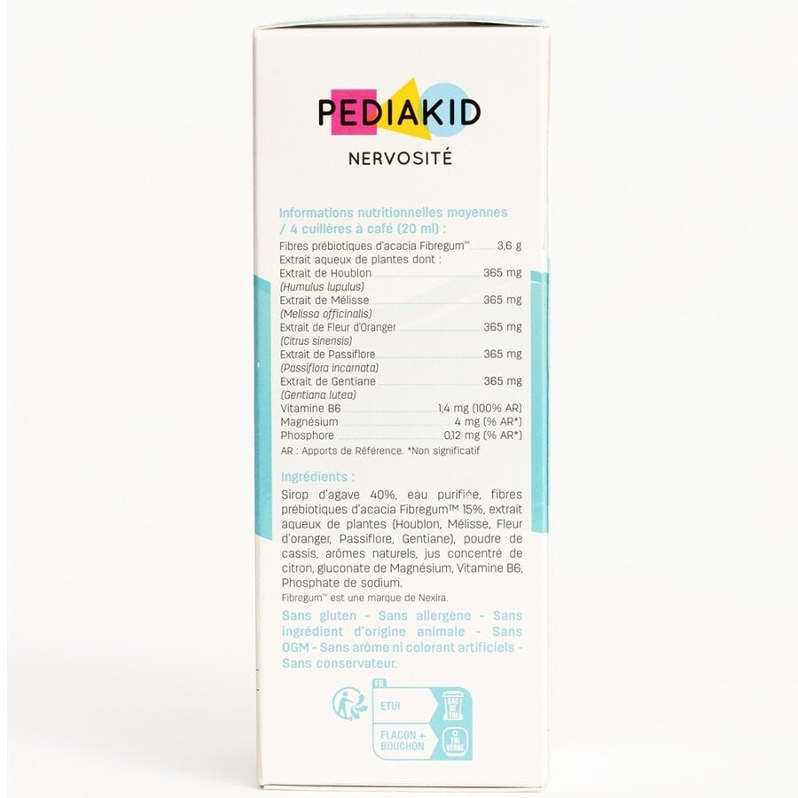 Sirop pentru nervozitate la copii Nervosite, 125 ml, Pediakid