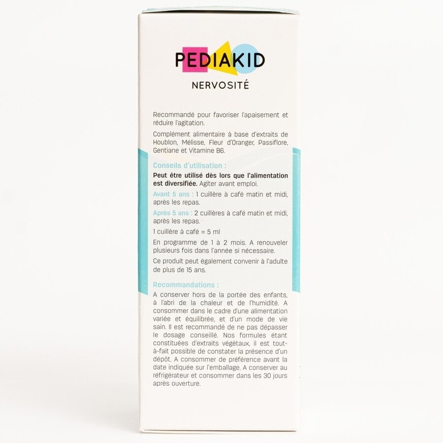 Sirop pentru nervozitate la copii Nervosite, 125 ml, Pediakid