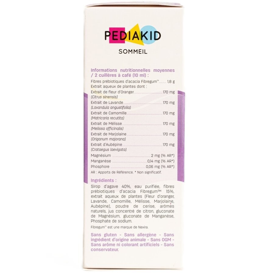 Sirop cu gust de cirese Sommeil, 125 ml, Pediakid
