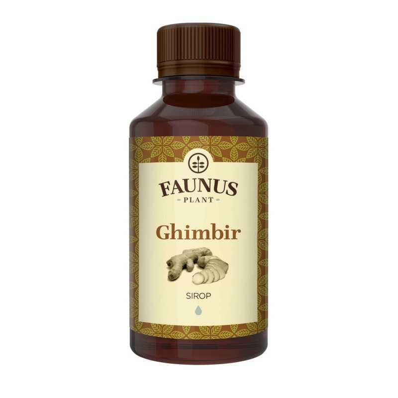 Sirop de ghimbir, 200 ml, Faunus Plant