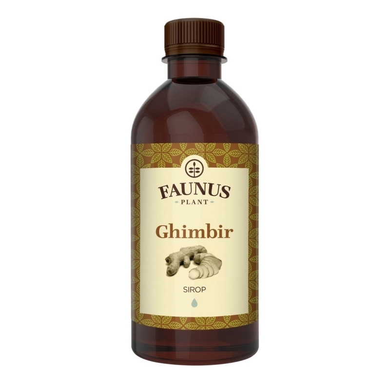 Sirop de ghimbir, 500 ml, Faunus Plant