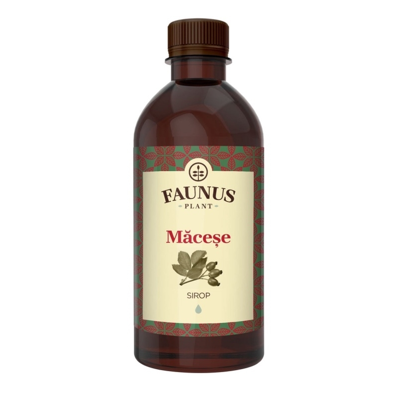 Sirop de macese, 500 ml, Faunus Plant Sirop de macese, 500 ml, Faunus Plant