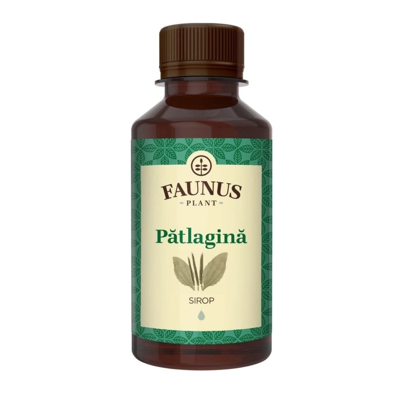 Sirop de patlagina, 200 ml, Faunus Plant