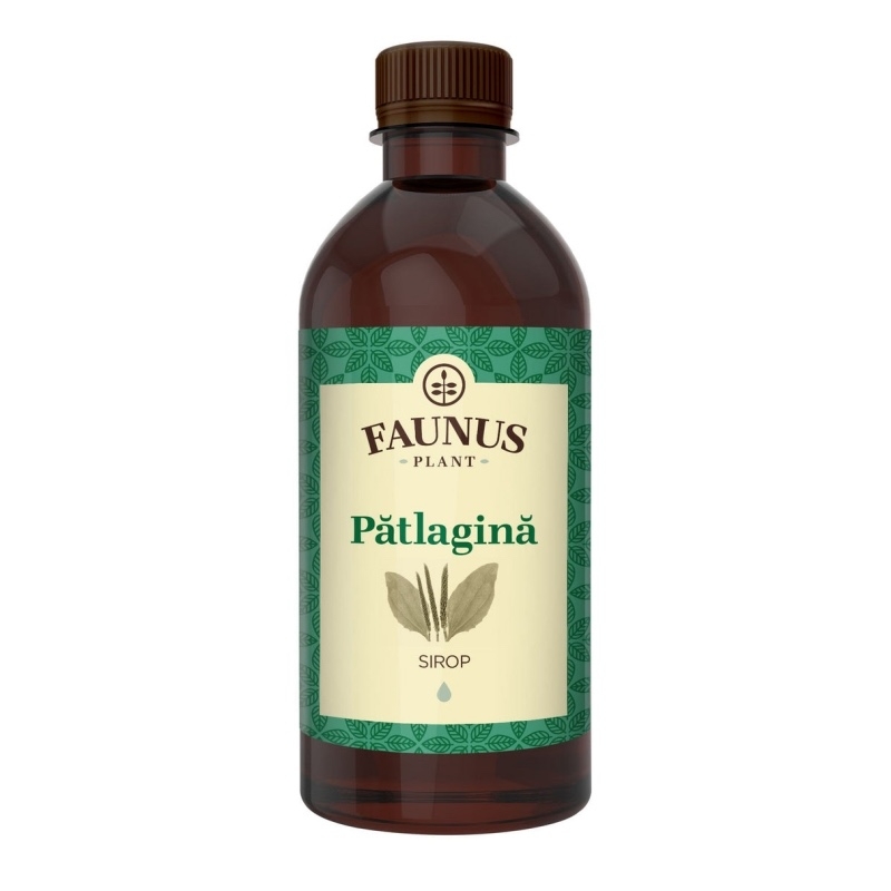 Sirop de patlagina, 500 ml, Faunus Plant Sirop de patlagina, 500 ml, Faunus Plant