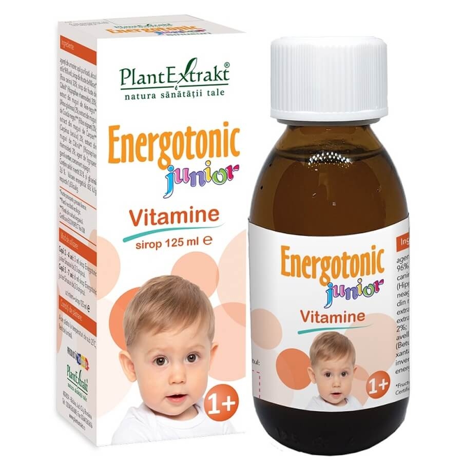 Sirop Energotonic Vitamine, 125 ml, PlantExtrakt Sirop Energotonic Vitamine, 125 ml, PlantExtrakt