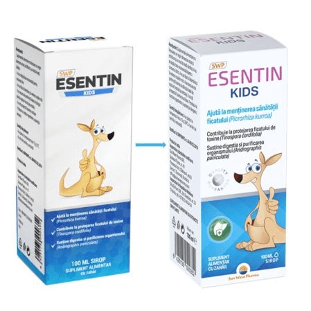Sirop Esentin Kids, 100 ml, Sun Wave Pharma