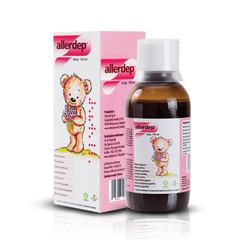 Sirop pentru copii Allerdep, 150 ml, Dr. Phyto Sirop pentru copii Allerdep, 150 ml, Dr. Phyto