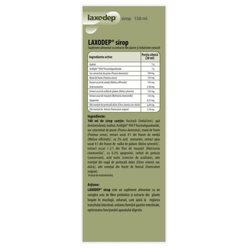 Sirop pentru copii Laxodep, 150 ml, Dr. Phyto