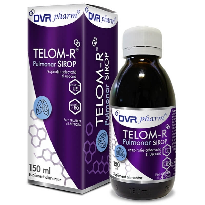 Telom-R Pulmonar sirop, 150 ml, DVR Pharm Telom-R Pulmonar sirop, 150 ml, DVR Pharm