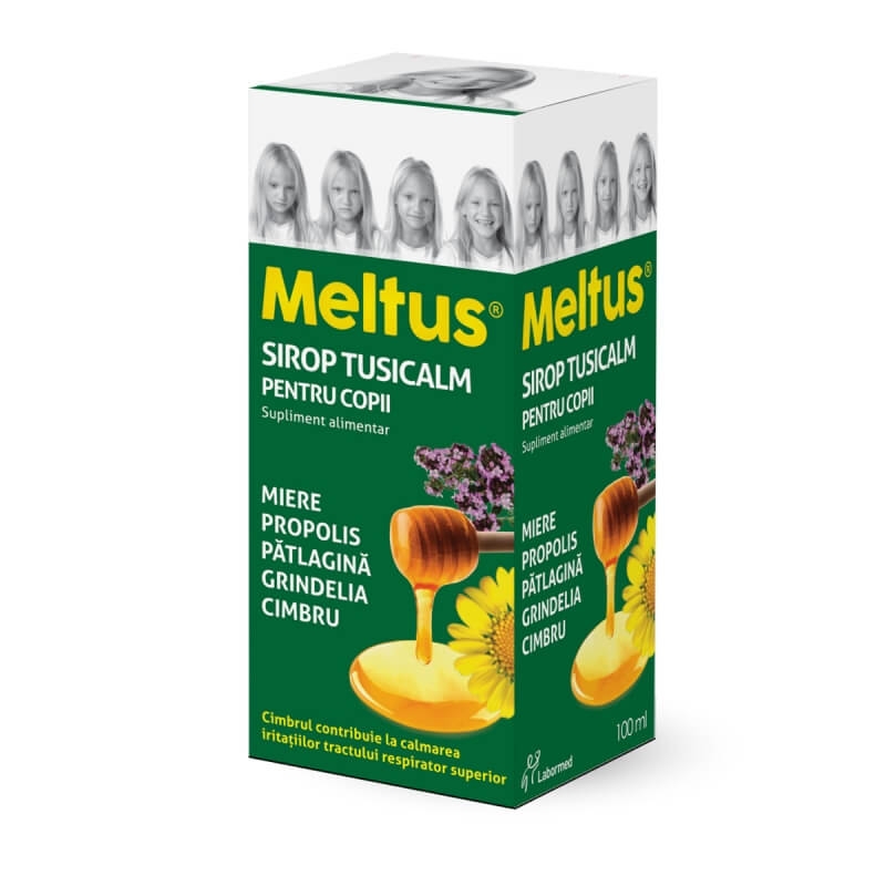 Sirop Tusicalm pentru copii Meltus, 100 ml, Labormed Sirop Tusicalm pentru copii Meltus, 100 ml, Labormed