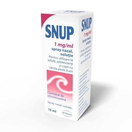 Snup spray nazal solutie 1 mg/ml, 15 ml, Stada Snup spray nazal solutie 1 mg/ml, 15 ml, Stada