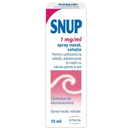 Snup spray nazal solutie 1 mg/ml, 15 ml, Stada Snup spray nazal solutie 1 mg/ml, 15 ml, Stada