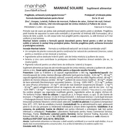 Solaire, 60 capsule, Manhae Solaire, 60 capsule, Manhae