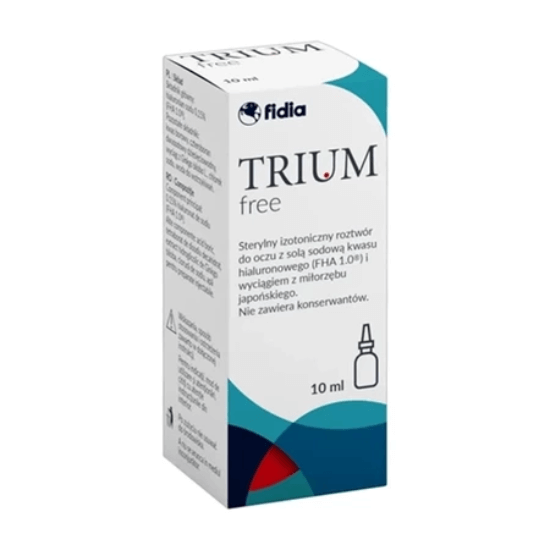 Solutie oftalmica Trium Free, 10 ml, Fidia Solutie oftalmica Trium Free, 10 ml, Fidia
