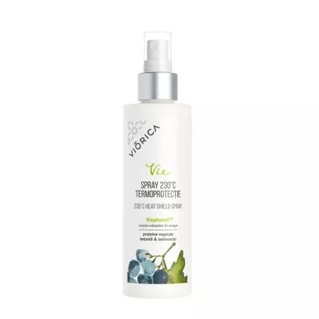 Spray termoprotectie pentru par Vie, 200 ml, Viorica Spray termoprotectie pentru par Vie, 200 ml, Viorica