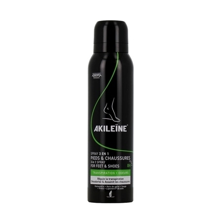 Spray 3 in 1 pentru picioare si incaltaminte Akileine, 150 ml, Asepta Spray 3 in 1 pentru picioare si incaltaminte Akileine, 150 ml, Asepta
