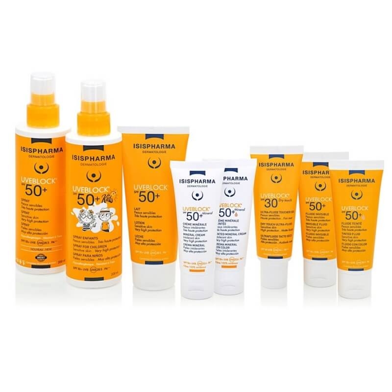 Spray pentru copii SPF 50+ Uveblock Kids, 200 ml, Isispharma Spray pentru copii SPF 50+ Uveblock Kids, 200 ml, Isispharma