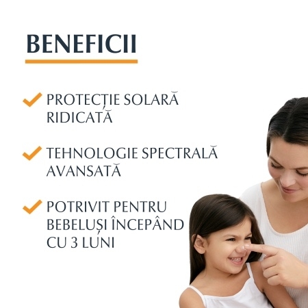 Spray de corp pentru copii SPF 50+ Sun Protection Sensitive Protect, 250 ml, Eucerin Spray de corp pentru copii SPF 50+ Sun Protection Sensitive Protect, 250 ml, Eucerin