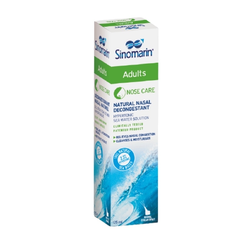 Spray nazal decongestionant pentru adulti, 125 ml, Sinomarin Spray nazal decongestionant pentru adulti, 125 ml, Sinomarin