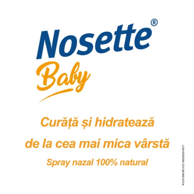 Spray nazal apa de mare izotonica Nosette Baby, 50 ml, Dr. Reddy's Spray nazal apa de mare izotonica Nosette Baby, 50 ml, Dr. Reddy's