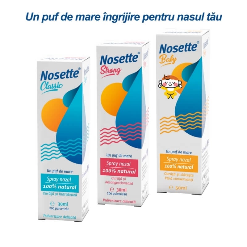Spray nazal apa de mare izotonica Nosette Baby, 50 ml, Dr. Reddy's Spray nazal apa de mare izotonica Nosette Baby, 50 ml, Dr. Reddy's