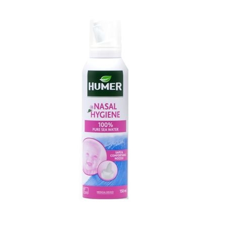 Spray nazal cu apa de mare pentru copii, 150 ml, Humer Spray nazal cu apa de mare pentru copii, 150 ml, Humer