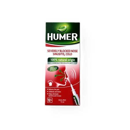 Spray nazal pentru sinuzita, 15 ml, Humer Spray nazal pentru sinuzita, 15 ml, Humer