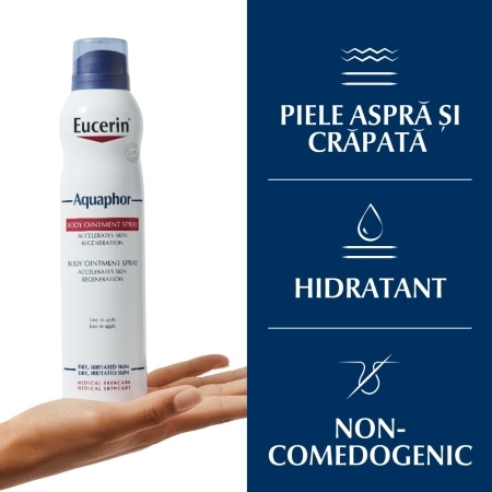 Spray unguent reparator Aquaphor, 250 ml, Eucerin Spray unguent reparator Aquaphor, 250 ml, Eucerin