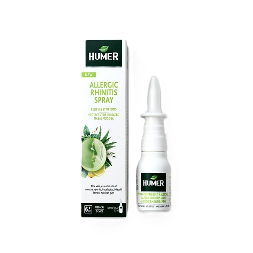 Spray nazal pentru rinita alergica, 20 ml, Humer