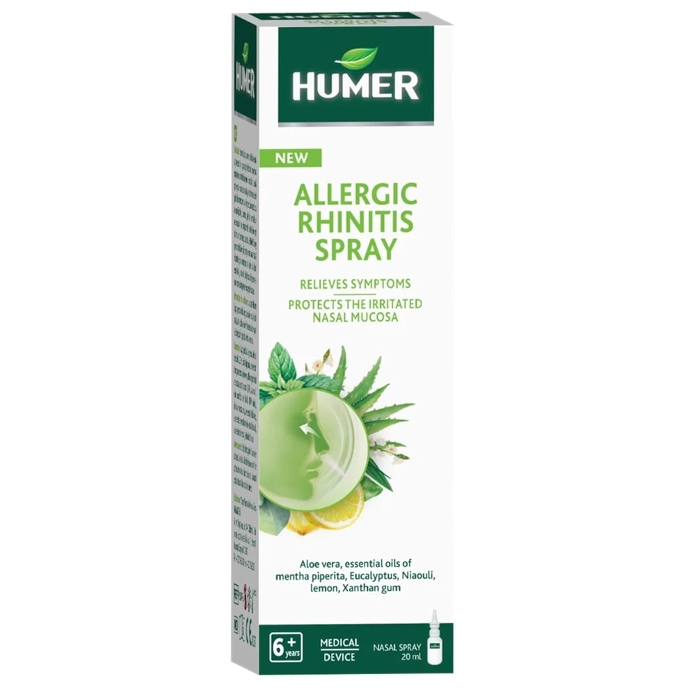 Spray nazal pentru rinita alergica, 20 ml, Humer