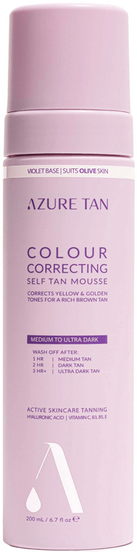 Spuma autobronzanta baza violet ultra inchis 200 ml, Azure Tan Spuma autobronzanta baza violet ultra inchis 200 ml, Azure Tan