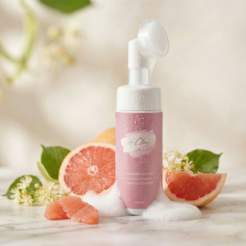 Spuma de curatare cu niacinamide si panthenol Go Clear, 150 ml, Girl Own Cosmetics