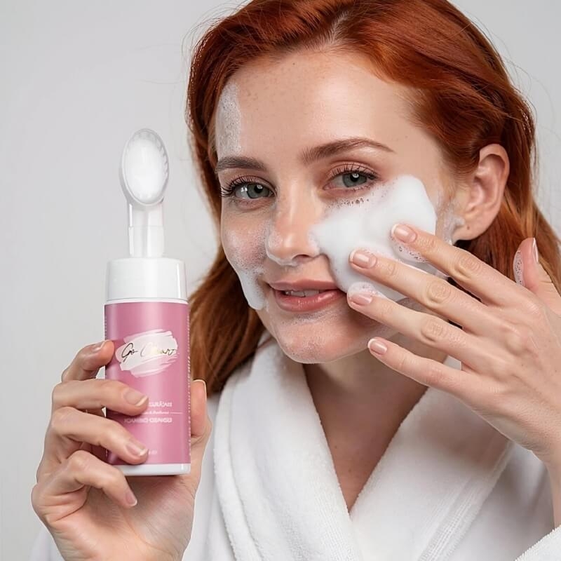 Spuma de curatare cu niacinamide si panthenol Go Clear, 150 ml, Girl Own Cosmetics