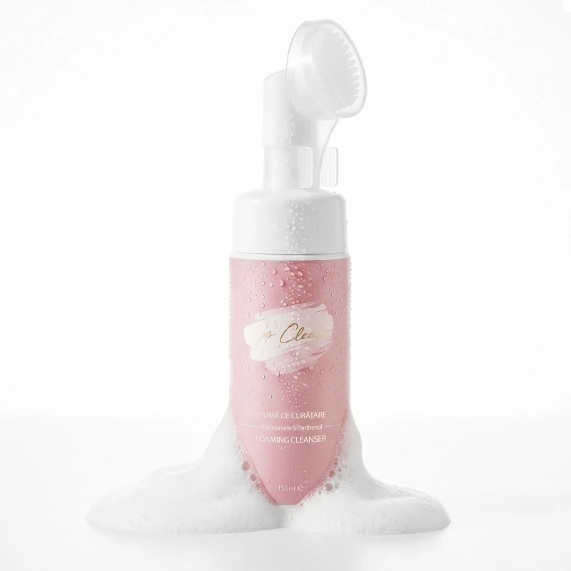 Spuma de curatare cu niacinamide si panthenol Go Clear, 150 ml, Girl Own Cosmetics