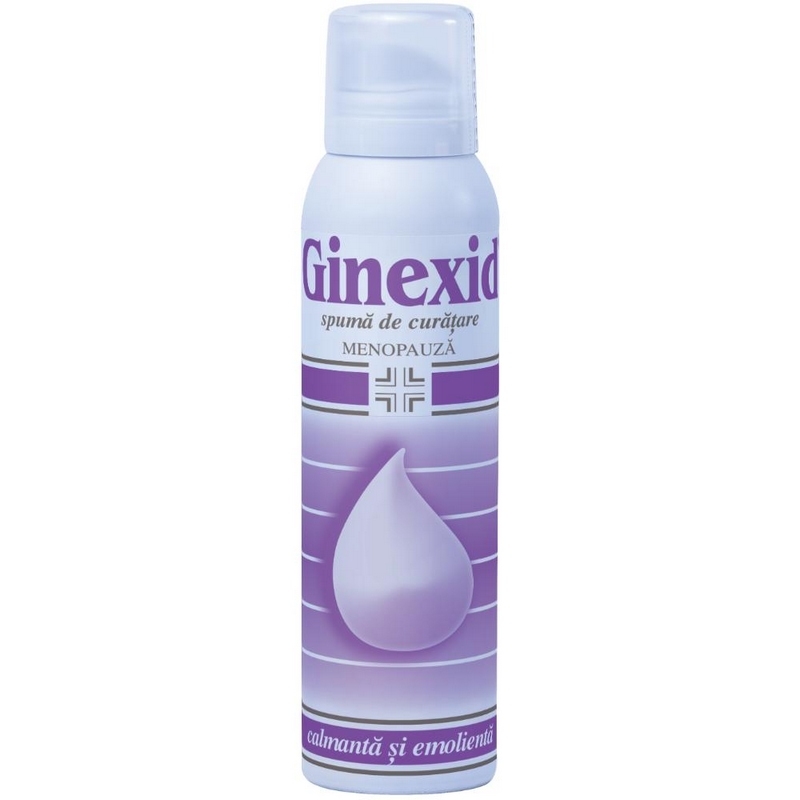 Spuma pentru ingiena intima la menopauza Ginexid, 150 ml, Naturpharma Spuma pentru ingiena intima la menopauza Ginexid, 150 ml, Naturpharma