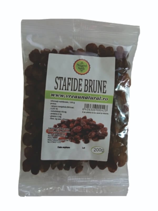 Stafide brune, 200 g, Natural Seeds Stafide brune, 200 g, Natural Seeds