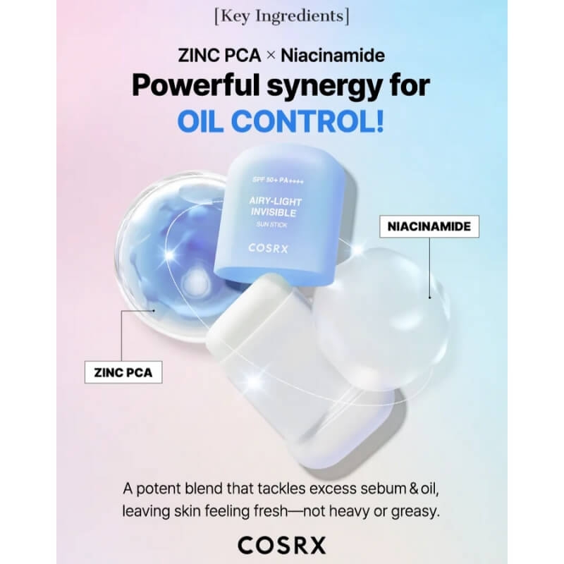 Stick Hidratant Cu Protectie Solara Spf50+ Pa++++, Invisible Sun Stick, 19 g, Cosrx