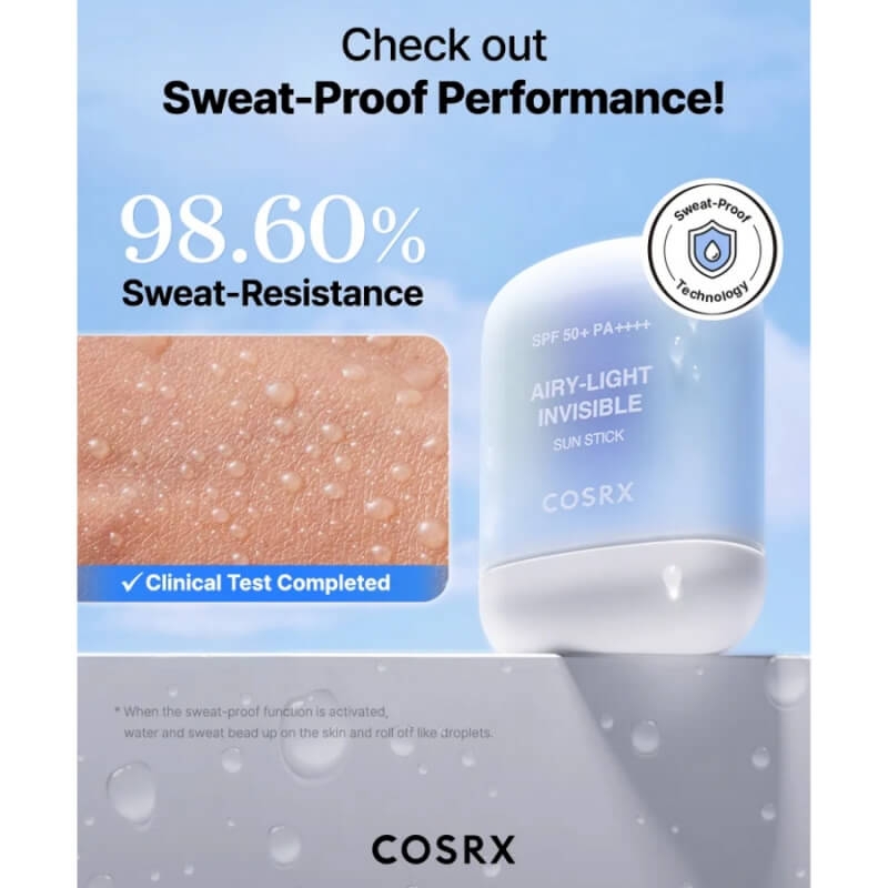Stick Hidratant Cu Protectie Solara Spf50+ Pa++++, Invisible Sun Stick, 19 g, Cosrx