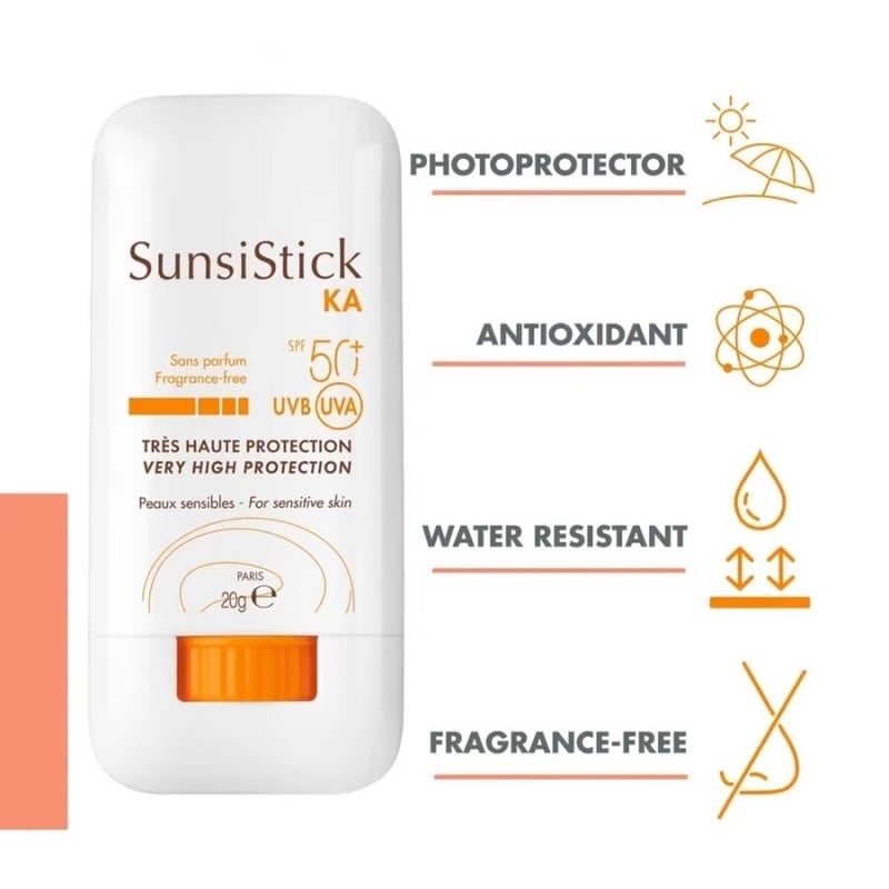 Stick SPF 50+ SunsiStick KA, 20 g, Avene