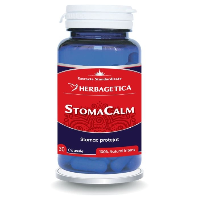 StomaCalm, 30 capsule, Herbagetica StomaCalm, 30 capsule, Herbagetica