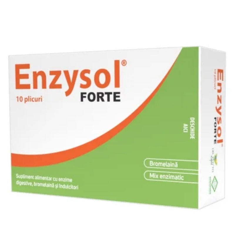 Enzysol Forte, 10 plicuri, Dr. Phyto Enzysol Forte, 10 plicuri, Dr. Phyto