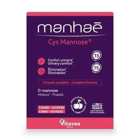 Cys Mannose, 10 plicuri, Manhae Cys Mannose, 10 plicuri, Manhae