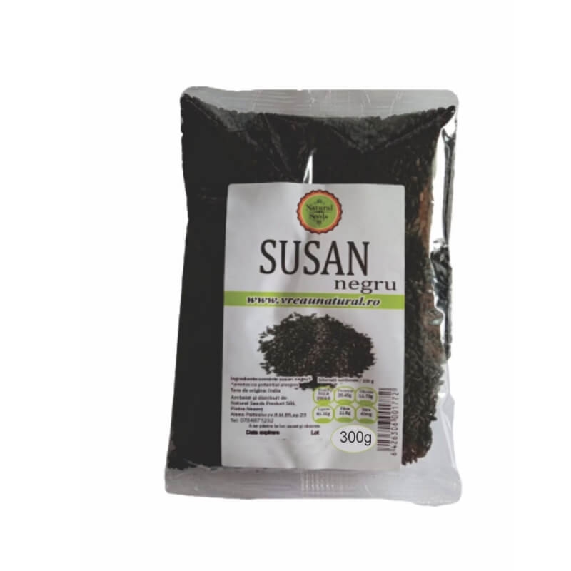 Susan negru, 300 g, Natural Seeds