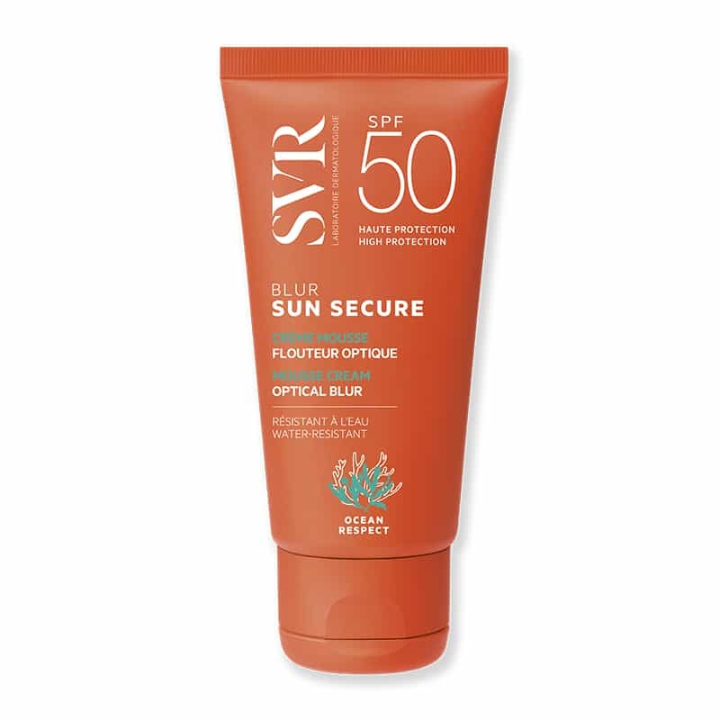 Crema spuma pentru protectie solara cu SPF 50+ Sun Secure Blur, 50 ml, SVR Crema spuma pentru protectie solara cu SPF 50+ Sun Secure Blur, 50 ml, SVR
