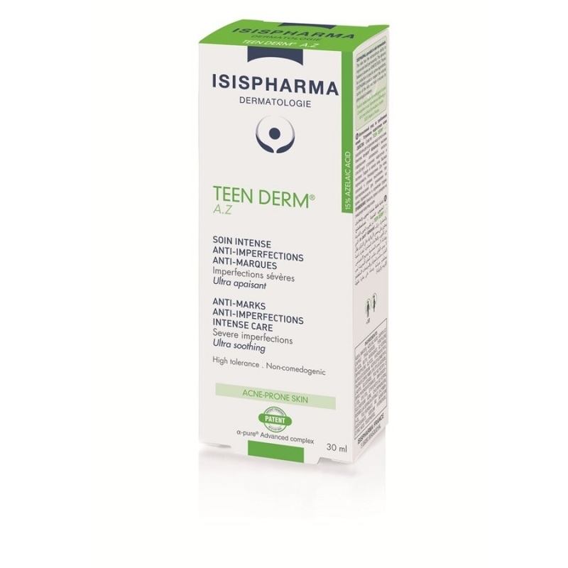 Crema de fata anti-imperfectiuni Teen Derm A.Z, 30 ml, Isispharma