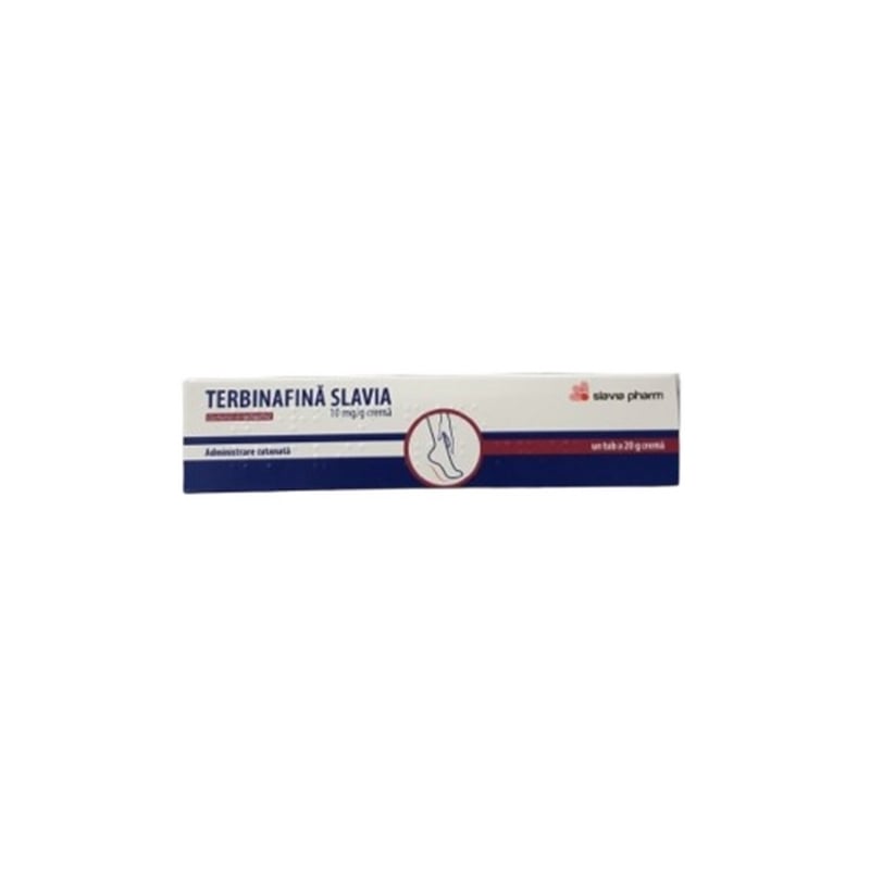 Terbinafina crema, 10 mg/g, 20 g, Slavia Pharm