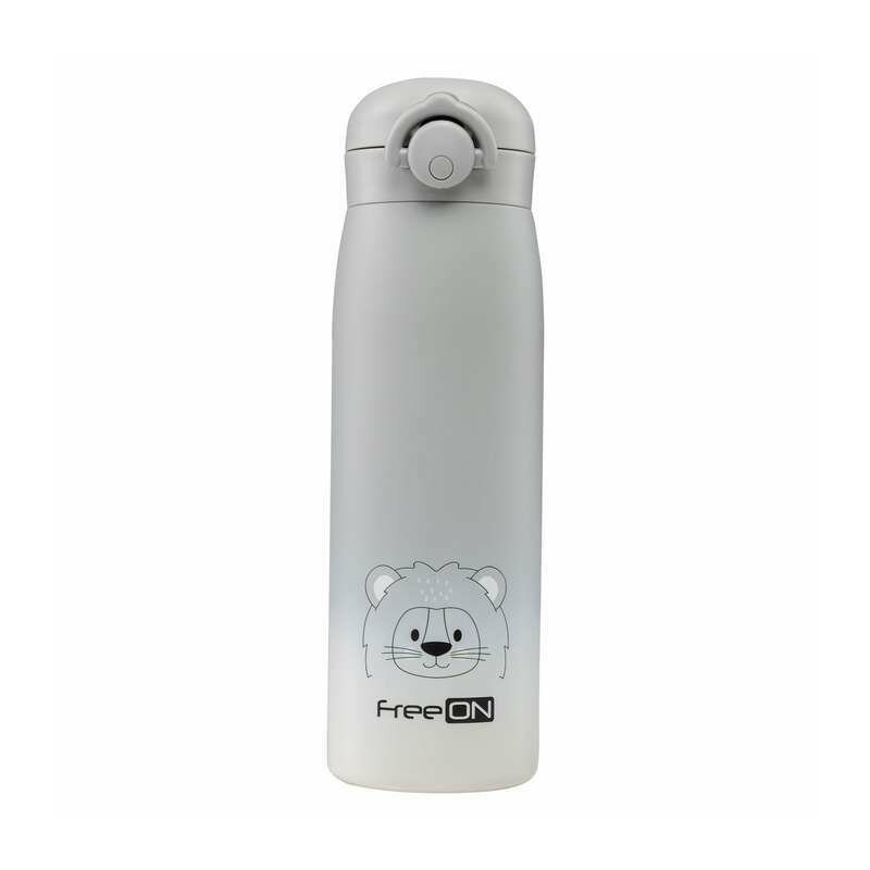 Termos lichide, FreeON, Din otel inoxidabil, Cu mentinere de temperatura de pana la 12 ore, 480 ml, Grey Termos lichide, FreeON, Din otel inoxidabil, Cu mentinere de temperatura de pana la 12 ore, 480 ml, Grey