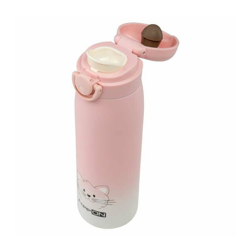 Termos lichide, FreeON, Din otel inoxidabil, Cu mentinere de temperatura de pana la 12 ore, 480 ml, Pink Termos lichide, FreeON, Din otel inoxidabil, Cu mentinere de temperatura de pana la 12 ore, 480 ml, Pink