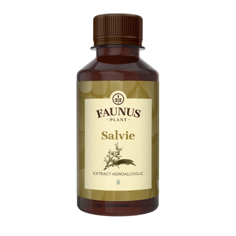 Tinctura de salvie, 200 ml, Faunus Plant Tinctura de salvie, 200 ml, Faunus Plant