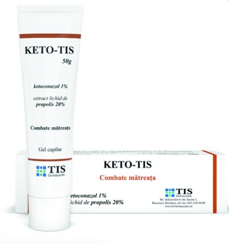 Keto-Tis gel capilar, 50 g, Tis Farmaceutic Keto-Tis gel capilar, 50 g, Tis Farmaceutic